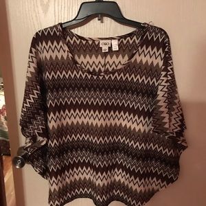 Pull over knit shirt